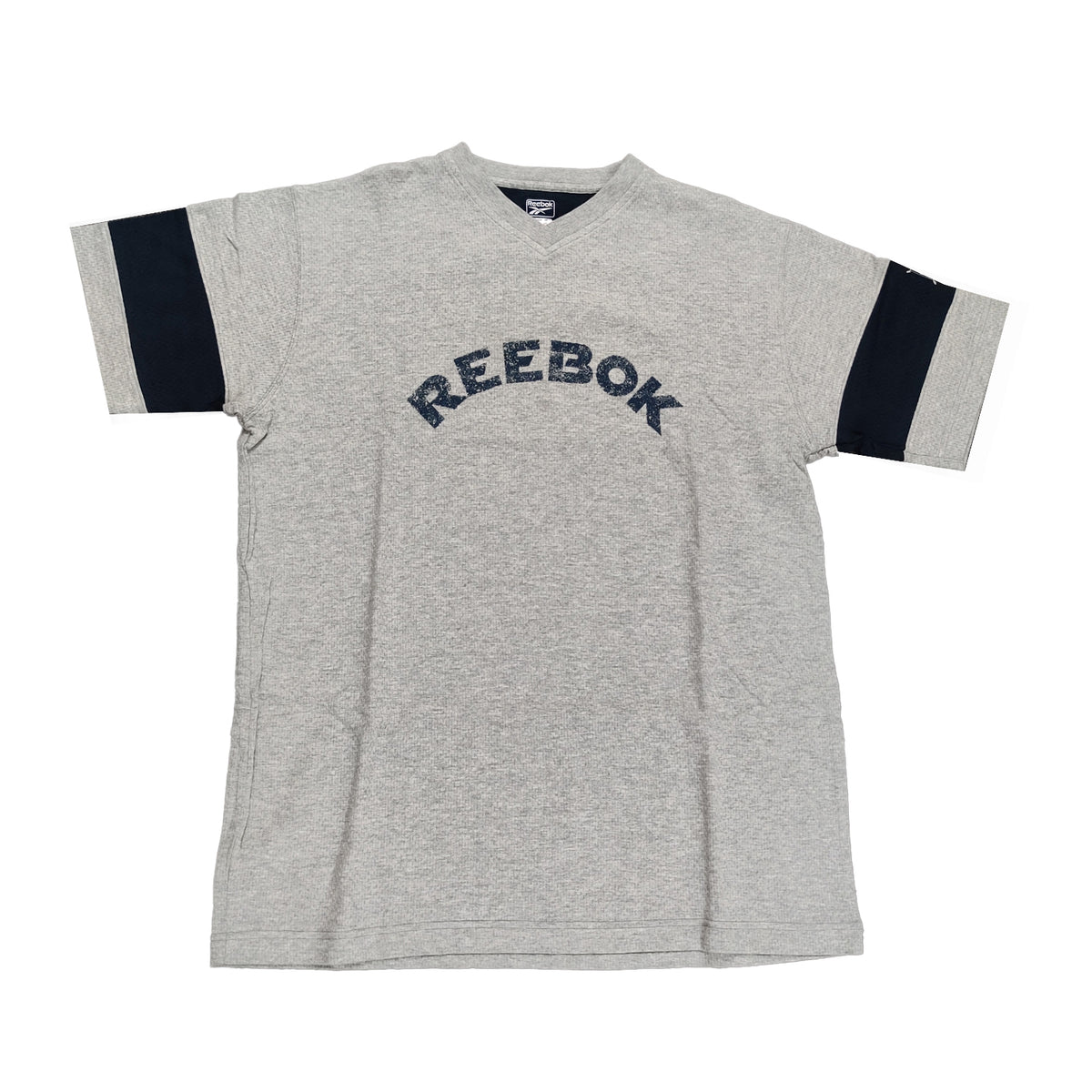 Reebok Mens Clearance Panel Sleeves T-Shirt - Medium