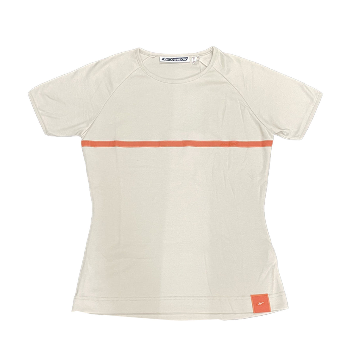 Reebok Womens Lined Classic T-Shirt - Cream - UK Size 12