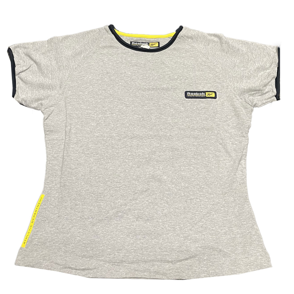 Reebok Womens Classic Athlete Style T-Shirt - Grey - UK Size 12