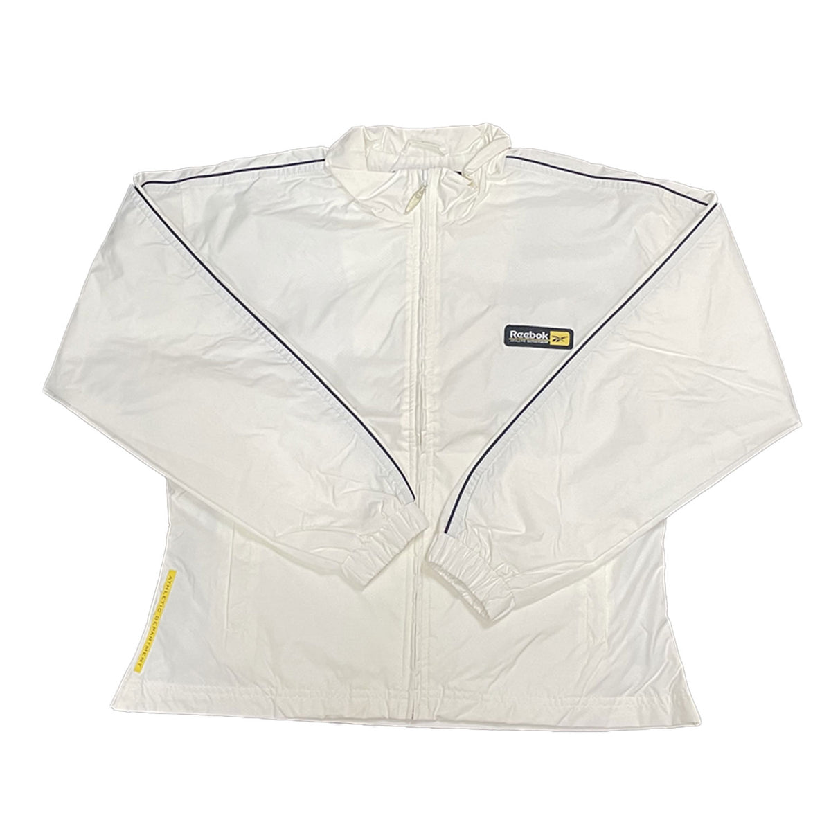Reebok Womens Athletic Sports Jacket - White - UK Size 12