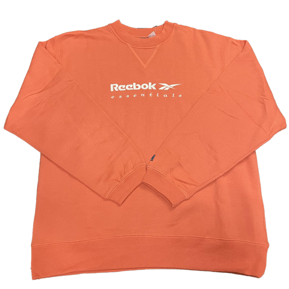 Reebok Womens Essentials Big Logo Sweatshirt - Orange - UK Size 12