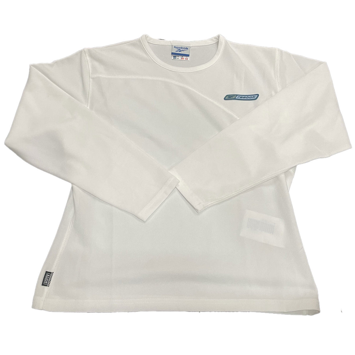 Reebok Women Athletics Sports L/S Shirt - White - UK Size 12