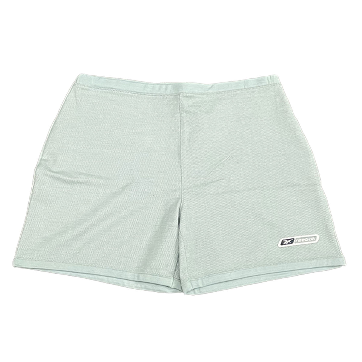 Reebok Womens Small Logo Shorts - Green - UK Size 12