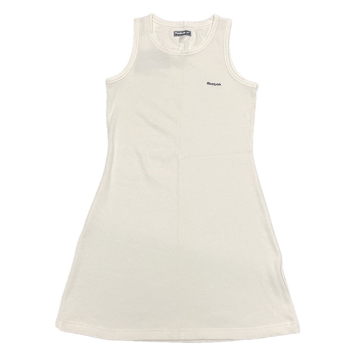 Reebok Womens Classic Ribbed Dress - White - UK Size 12