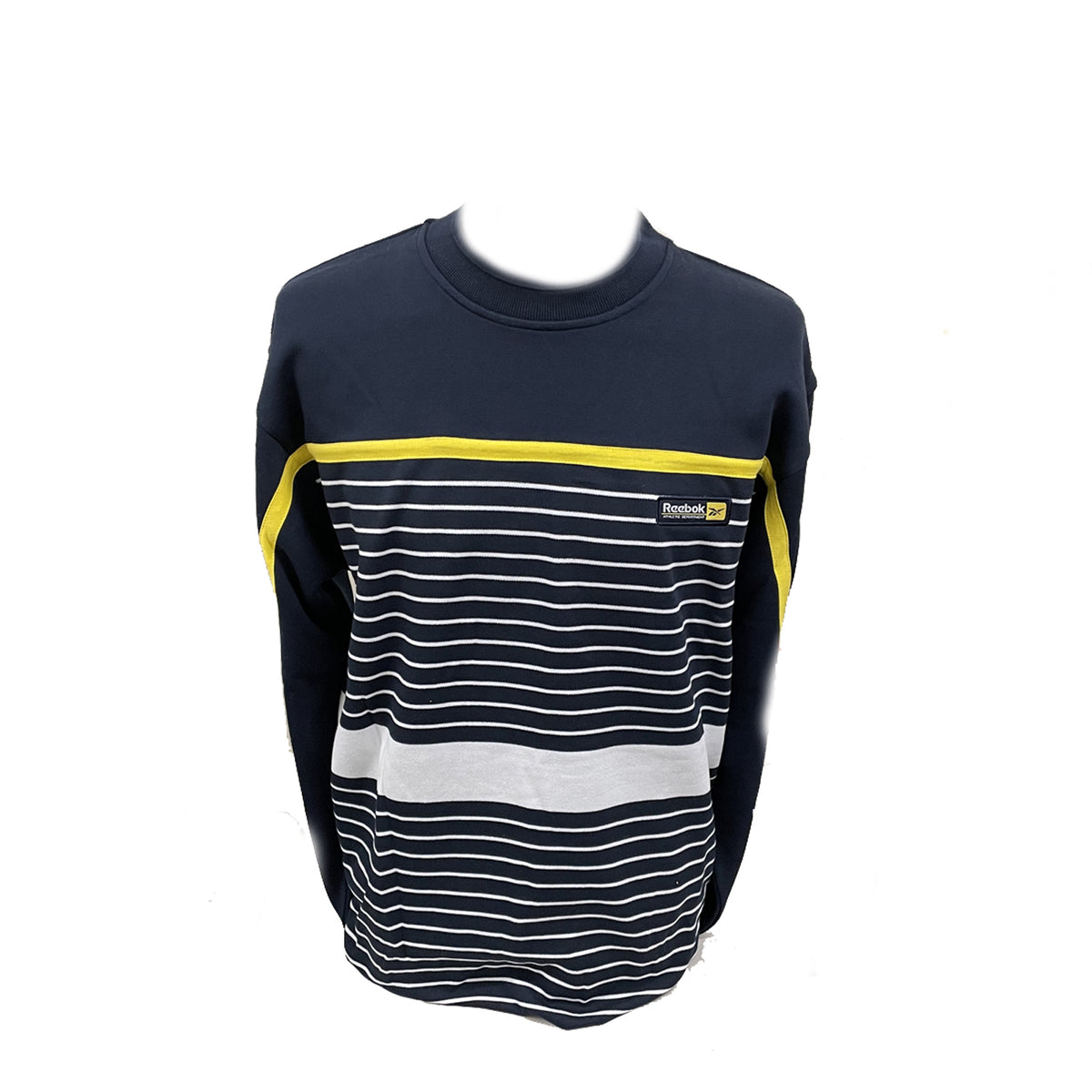 Reebok Original Mens Clearance 5 Small Logo Stripe Top