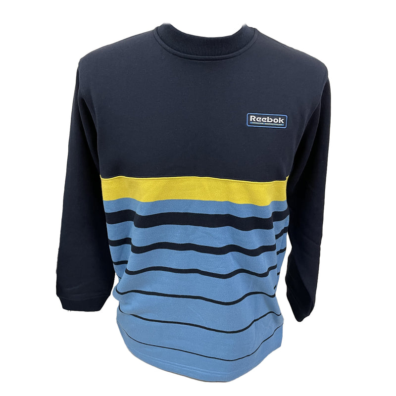 Reebok Original Clearance Mens Athletic Department Stripe Sweatshirt 13