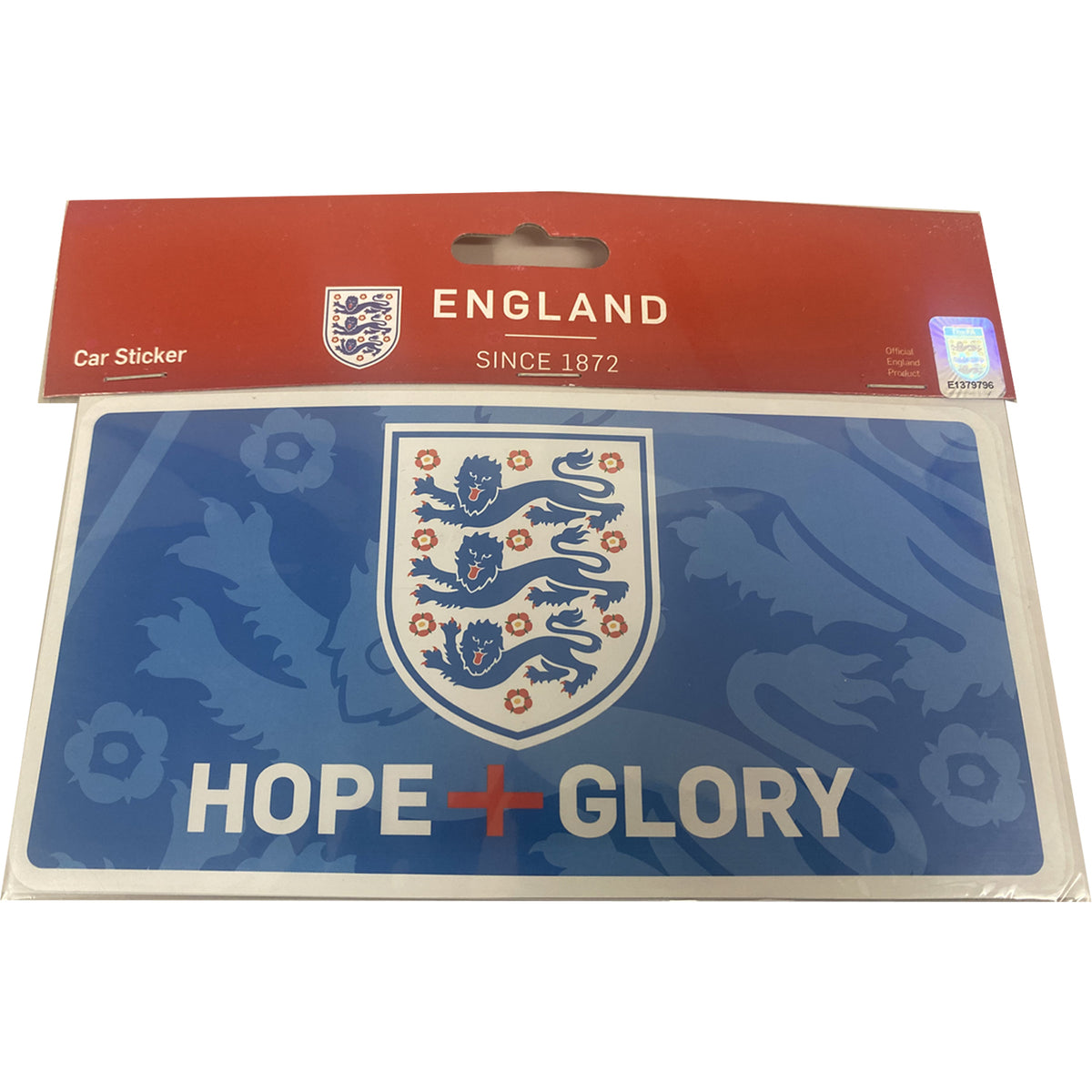 England National Team Hope Car Sticker
