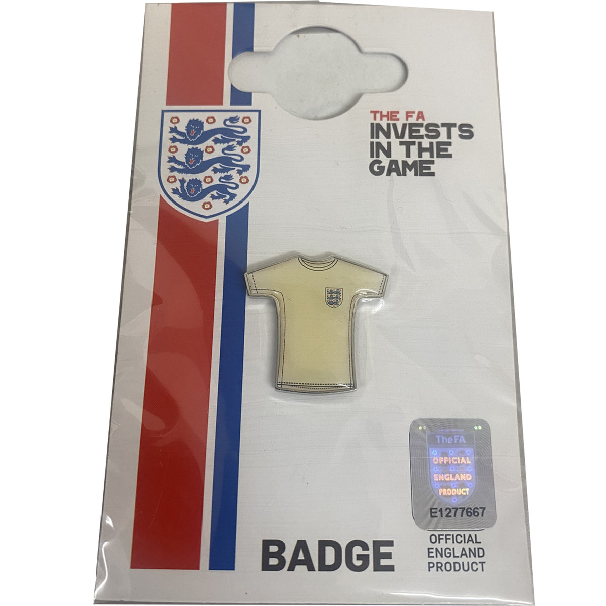 England National Team White Kit Badge