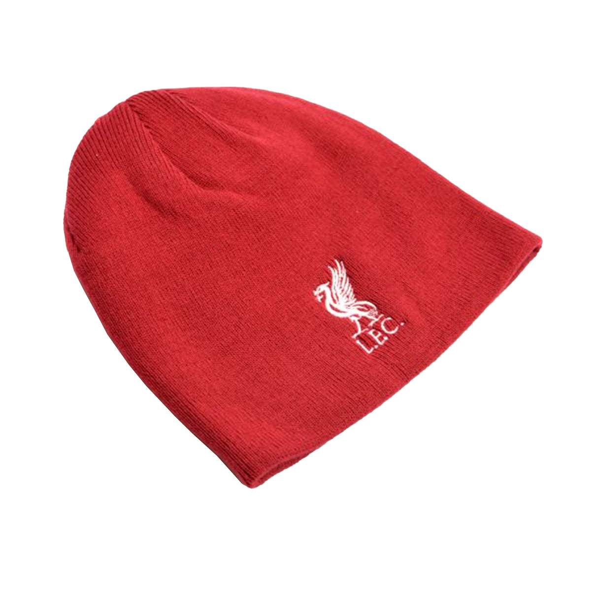 Liverpool FC Liverbird Knitted Football Beanie - O/S - Red