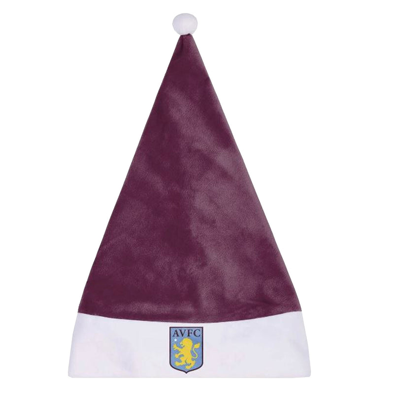 Aston Villa FC Crest Santa Hat