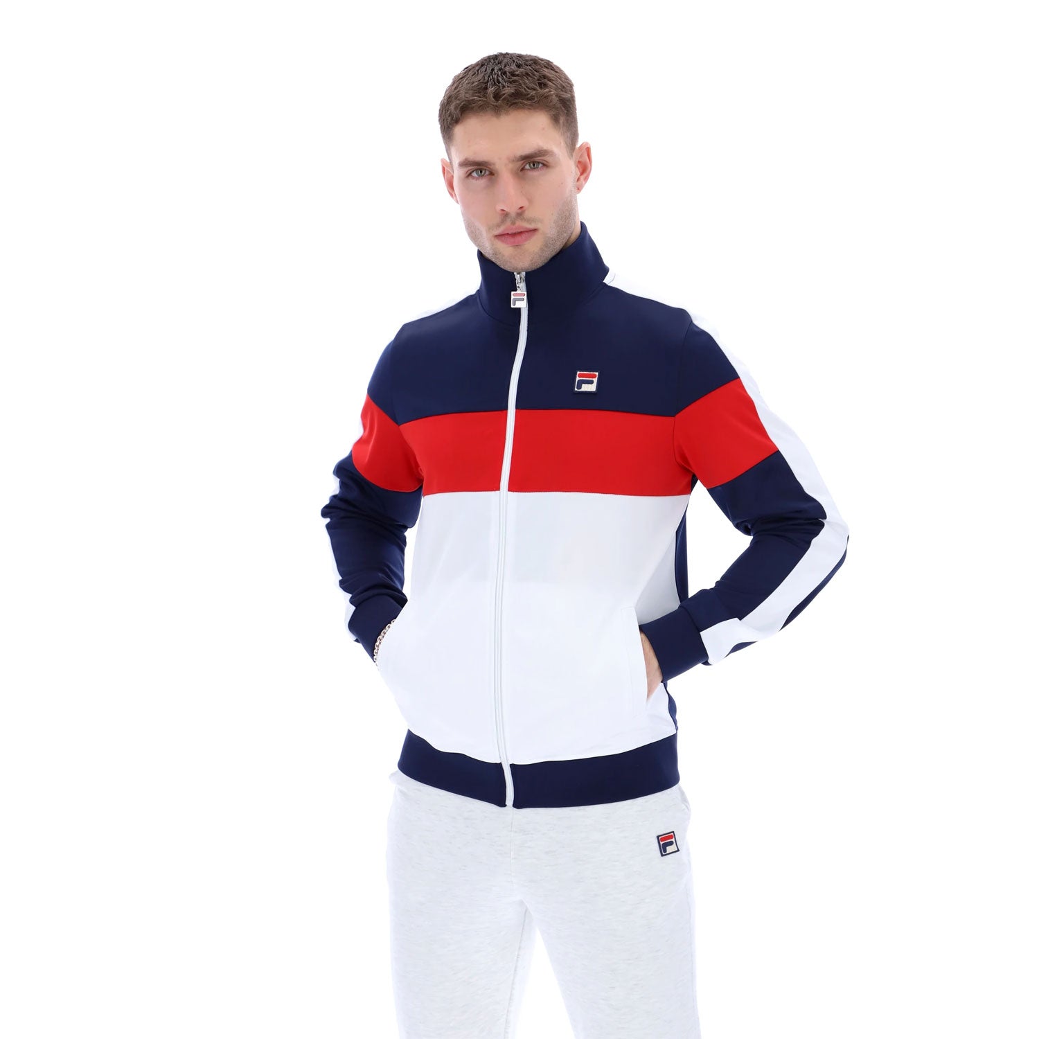 FILA Mens S22MH004 Assembly Track Jacket Sutton Sports