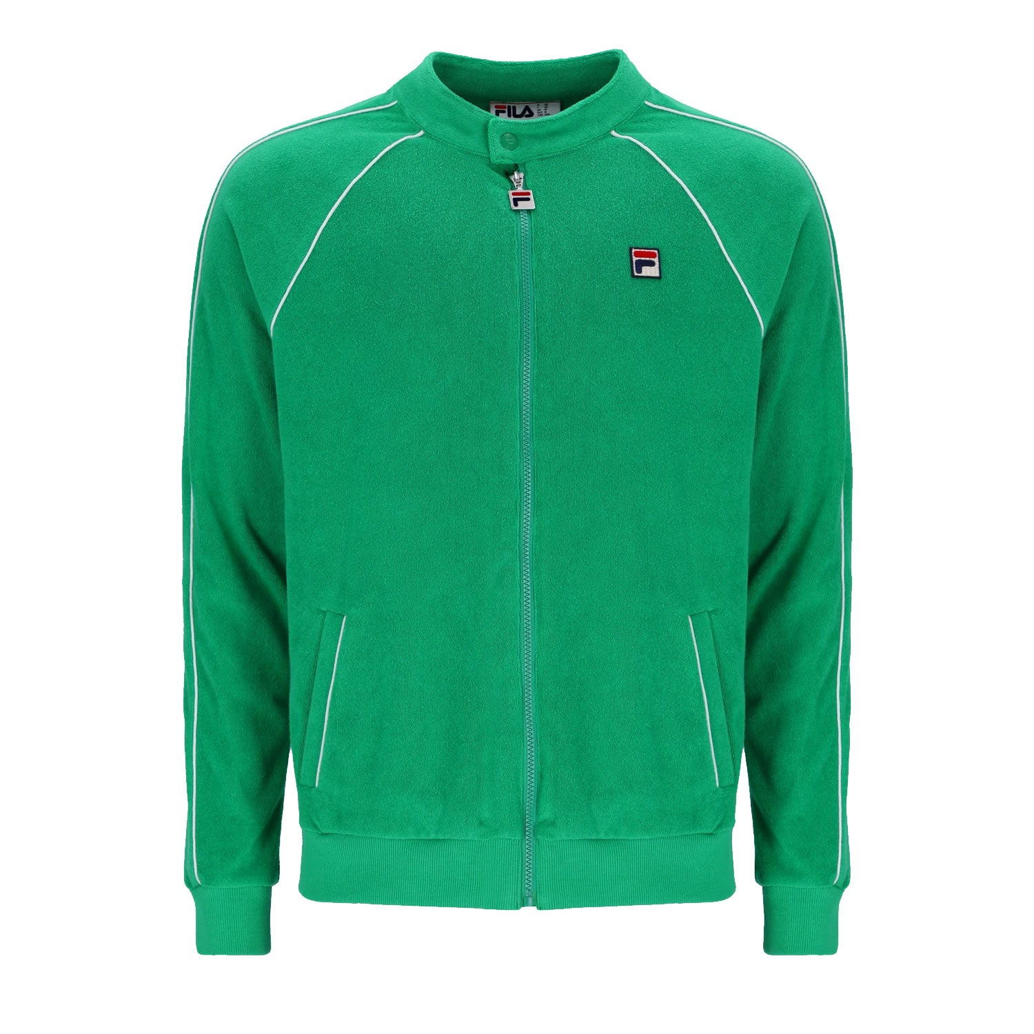 Green fila shop track top