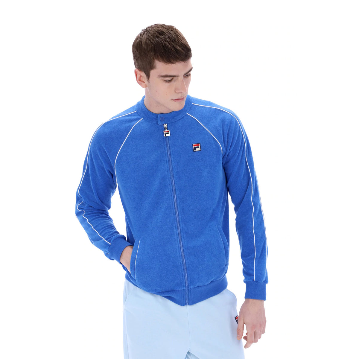 FILA Mens S22MH047 Grasso Towelling Track Jacket