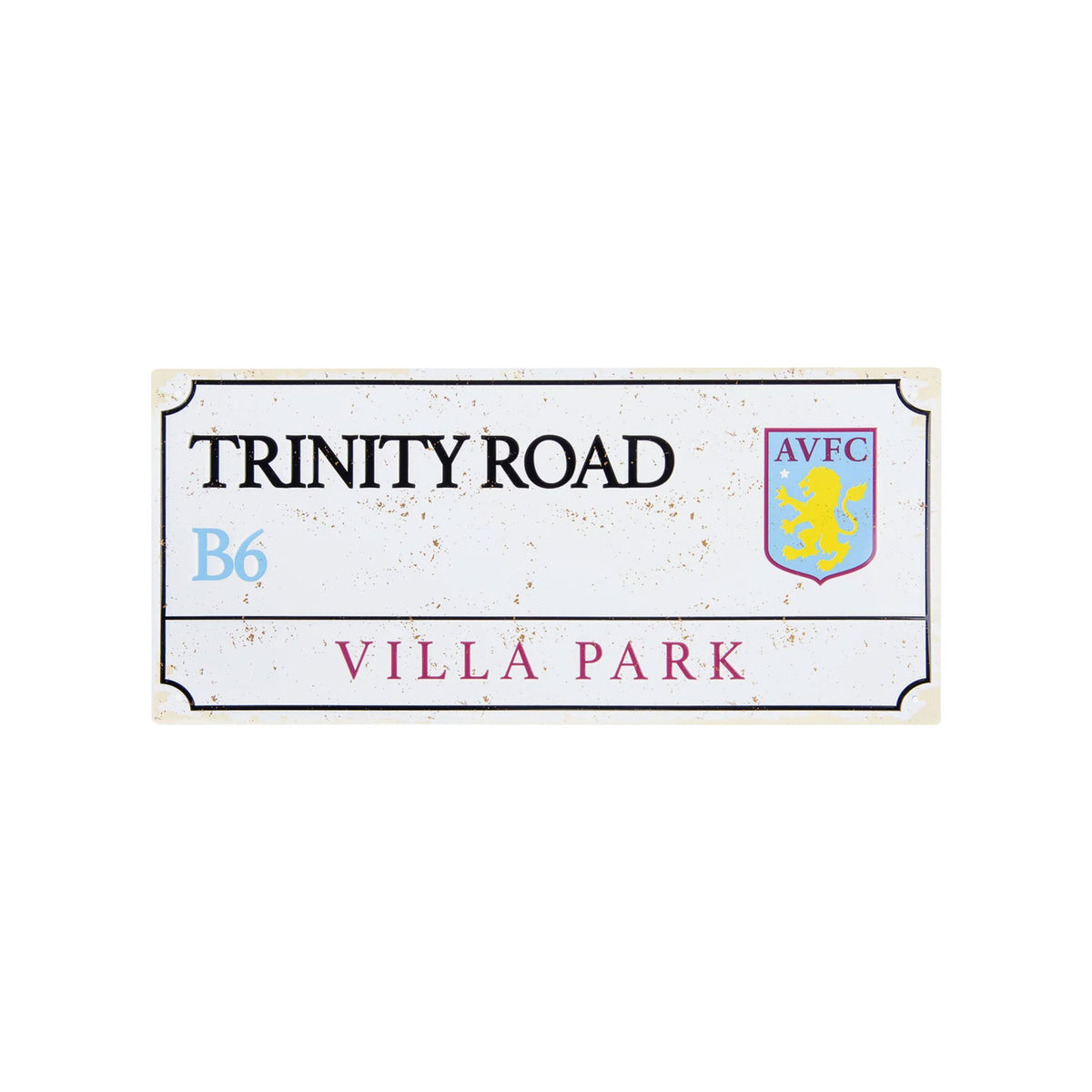 Aston Villa FC Retro Street Sign
