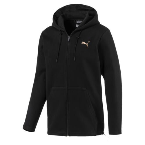 Puma Mens Ignite Q4 Vent Full-Zip Hooded Training Jacket